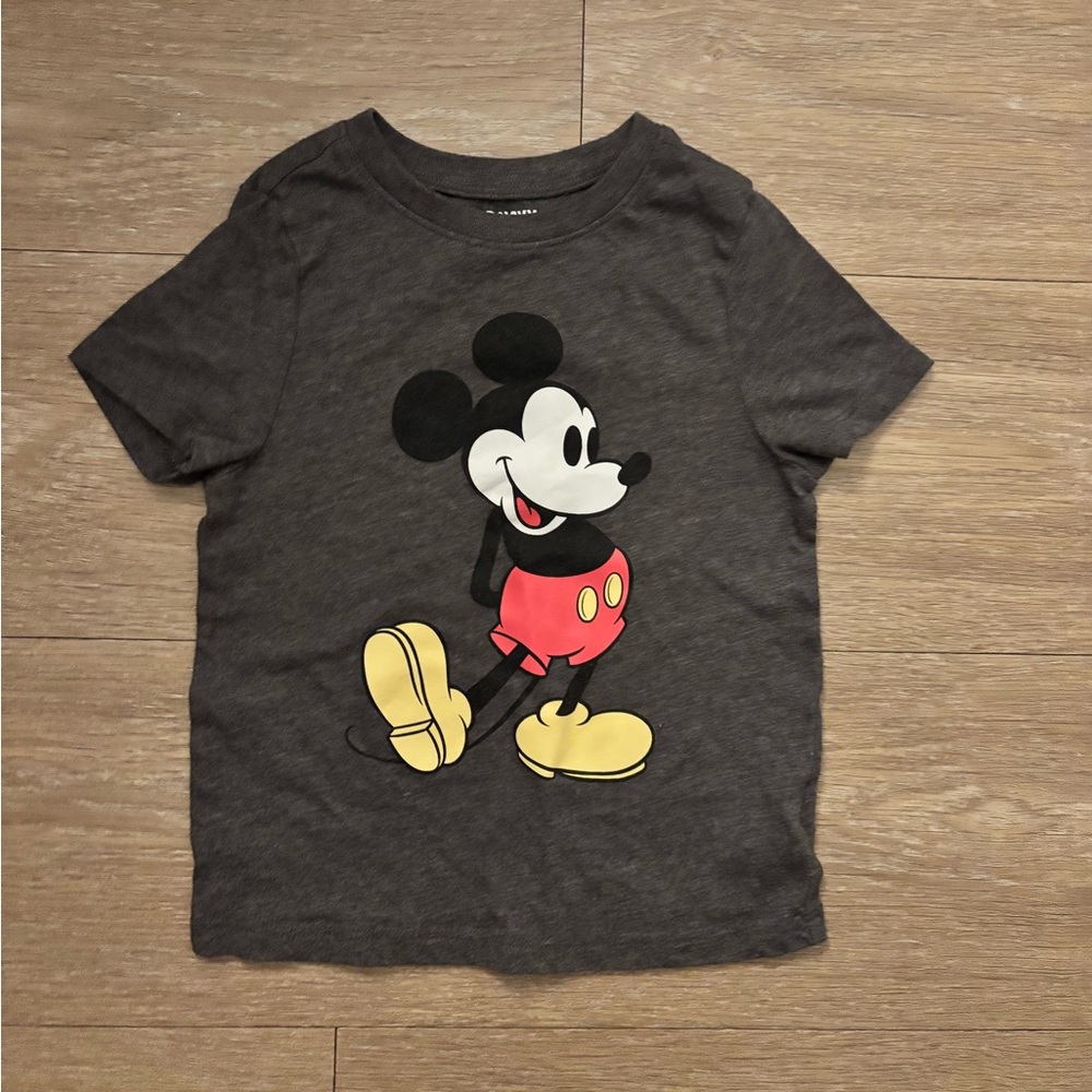 Disney Gray Mickey Mouse T-Shirt KIDS 4T